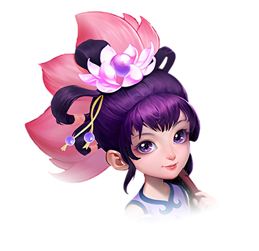 荷影清涟紫霞·女