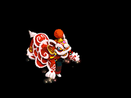 锦狮呈祥时装