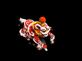 锦狮呈祥时装