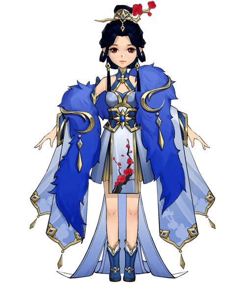 傲雪霜梅女正面