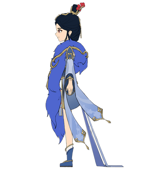 傲雪霜梅女侧面