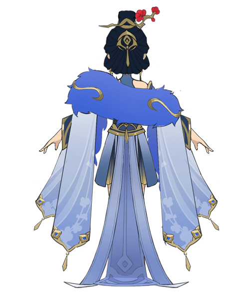 傲雪霜梅女背面